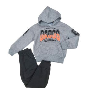 Conjunto varón de felpa