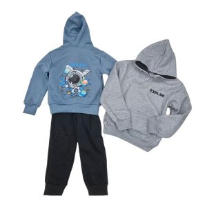 Conjunto varón de felpa