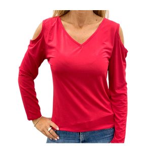 Blusa dama manga larga