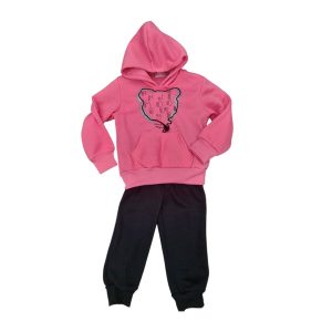 Conjunto niña de felpa