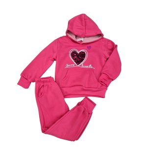 Conjunto niña de felpa