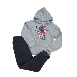Conjunto niña de felpa