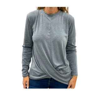 Blusa dama de algodón manga larga