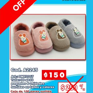 Pantuflas infantil
