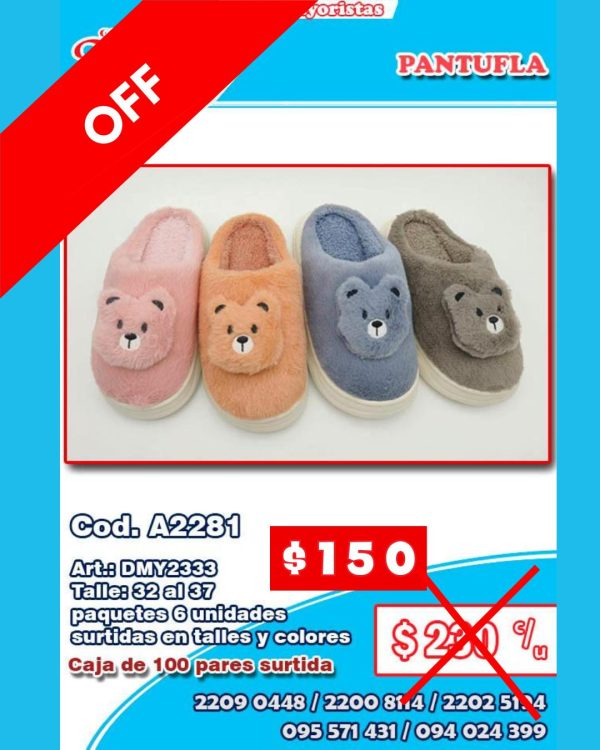 Pantuflas infantil