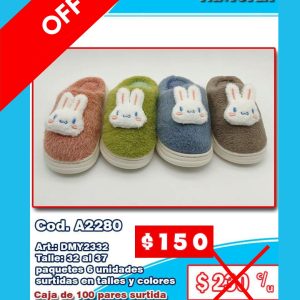 Pantuflas infantil