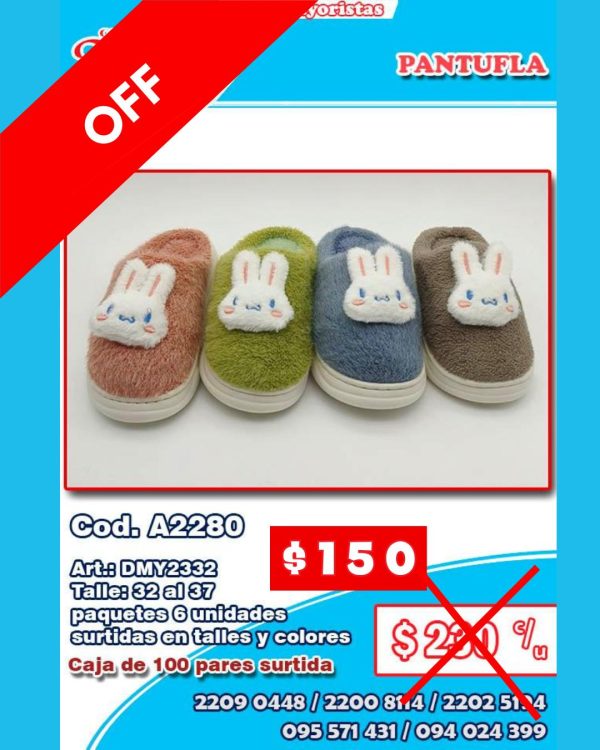 Pantuflas infantil