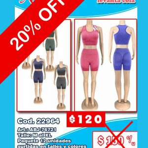 Conjunto Calza levanta cola
