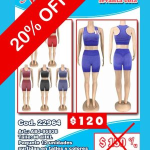 Conjunto Calza levanta cola