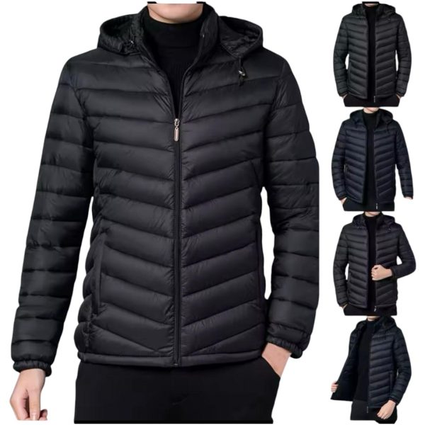 Campera hombre con Capucha Desmontable