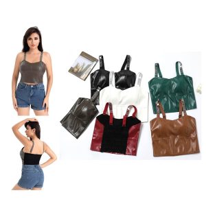 Top cuerina
