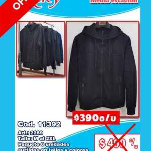 Campera hombre media estación