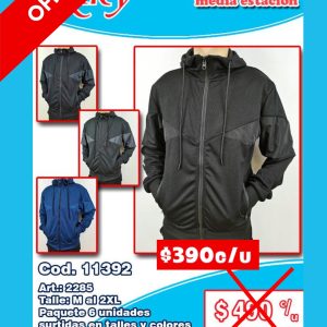 Campera hombre media estación