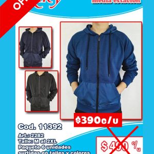 Campera hombre media estación