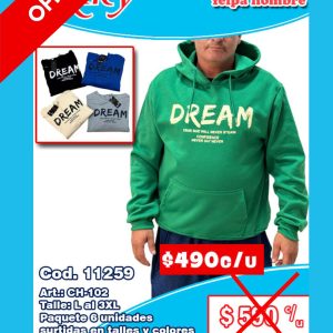 Canguro oversize con felpa