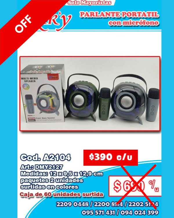 Parlantes portatil