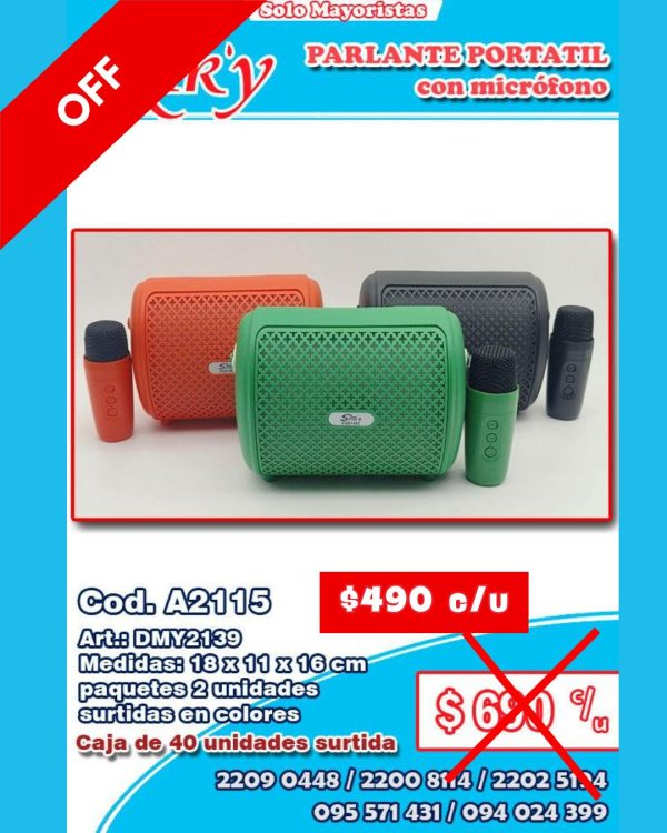 Parlantes portatil