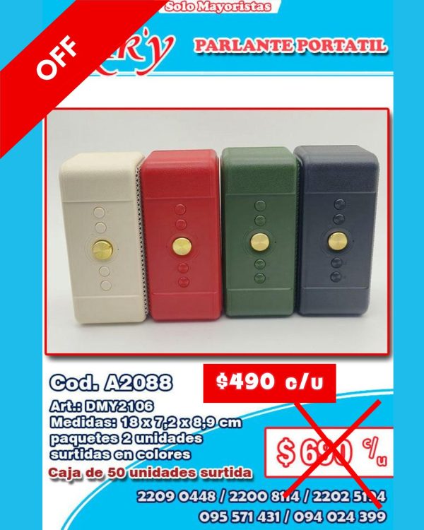 Parlantes portatil