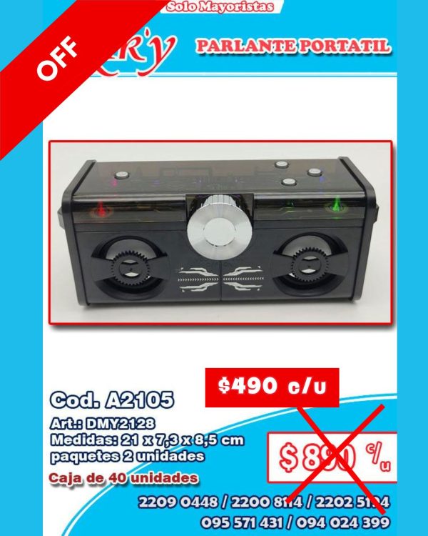 Parlantes portatil