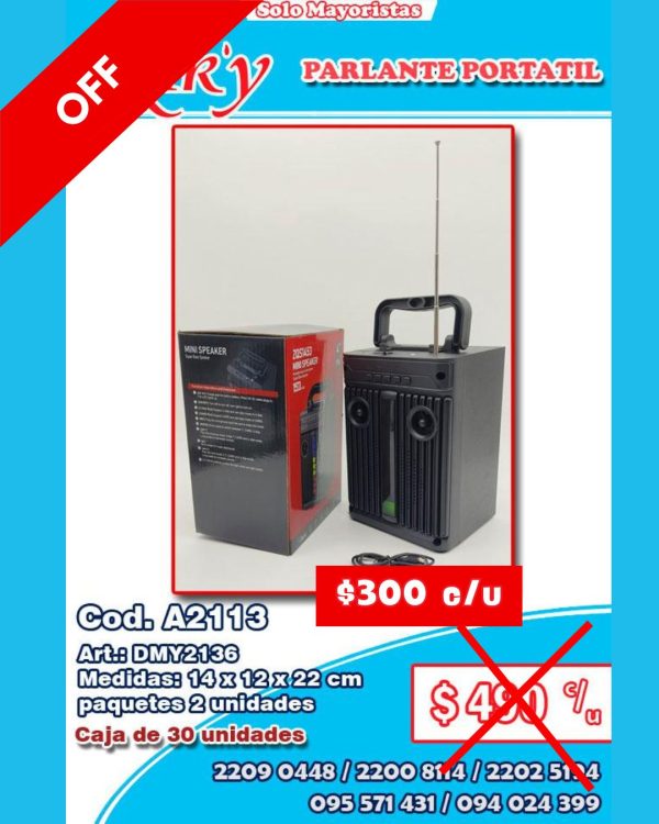 Parlantes portatil