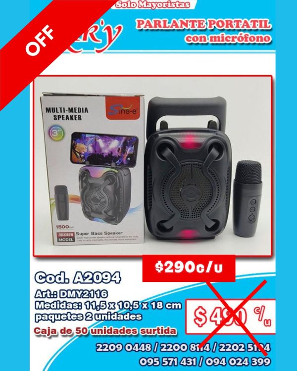 Parlantes portatil