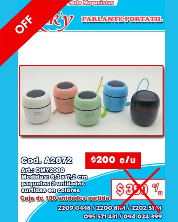Parlantes portatil