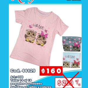 Remera Juvenil de nena