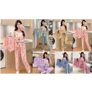PIJAMA MUJER  3 PZ  Capibara
