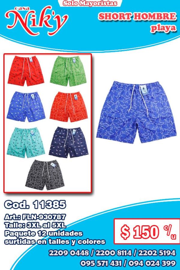 Short hombre playa