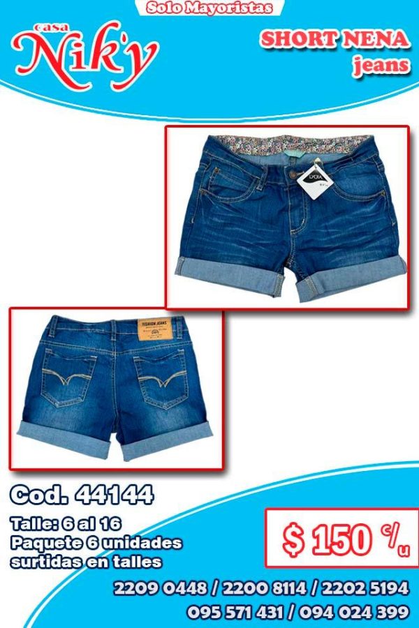 Short Nena Jeans