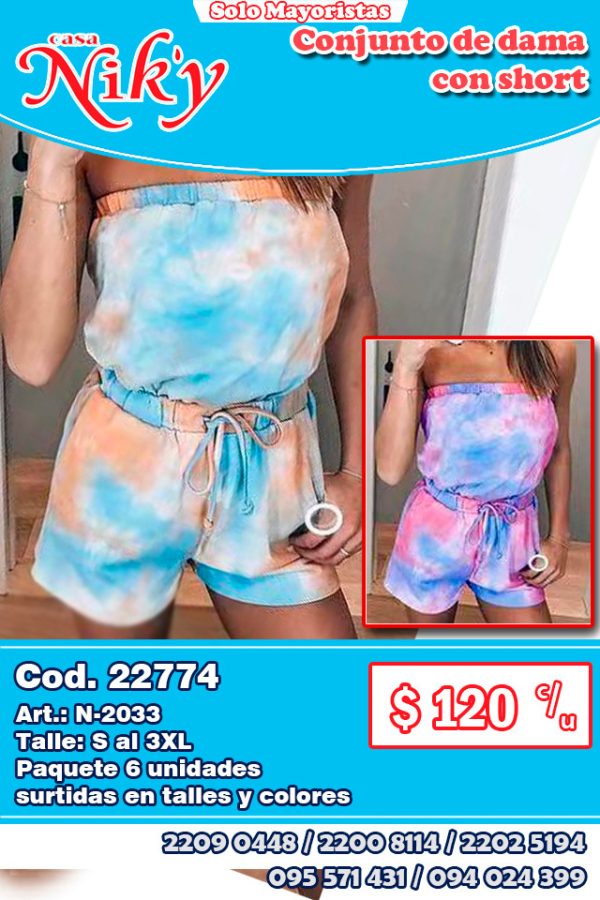 Conjunto de Dama con Short