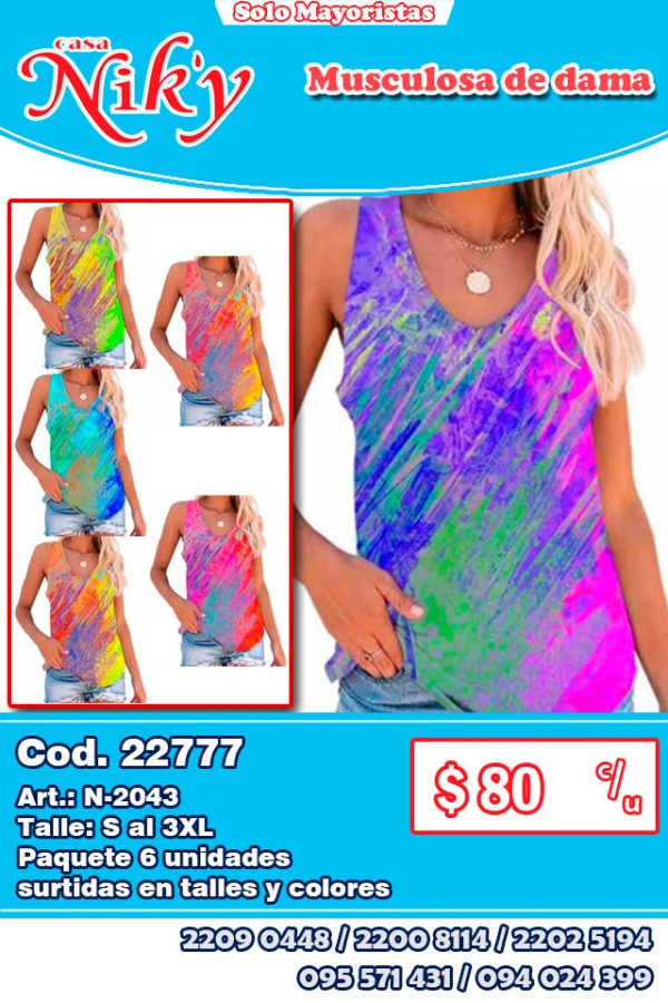 Musculosa dama