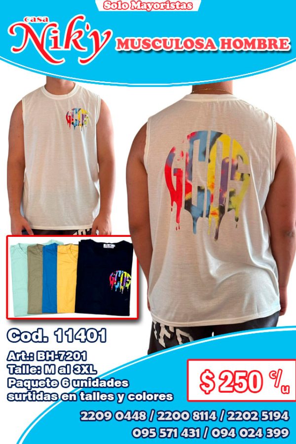 Musculosa Hombre