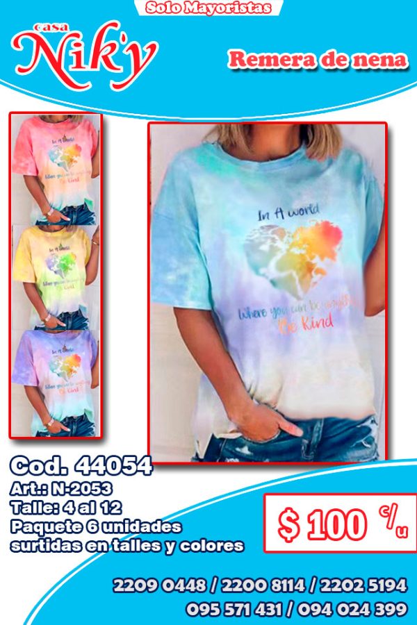 Remeras de dama