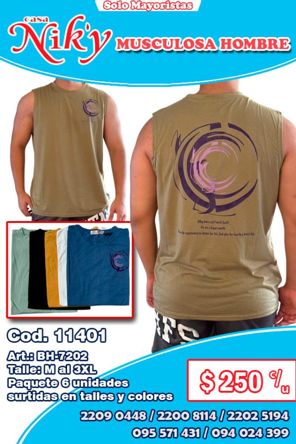 Musculosa Hombre