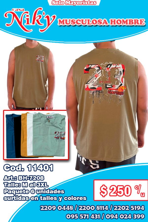 Musculosa Hombre