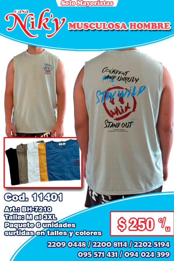Musculosa Hombre