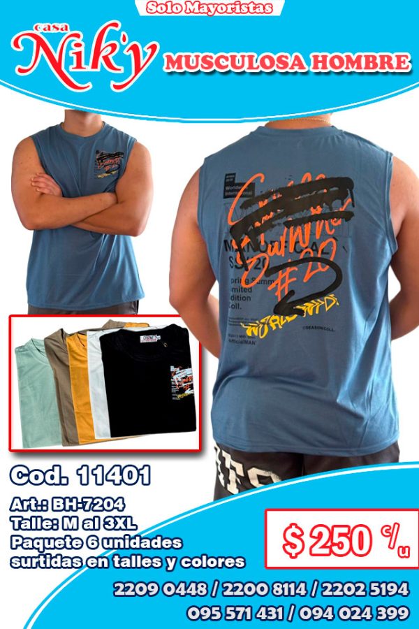 Musculosa Hombre