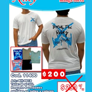 Buzo Hombre manga corta