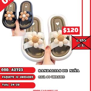 Sandalias de Niña CAJA 90 UNIDADES