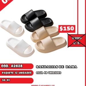 CHANCLETAS DE DAMA CAJA DE 48