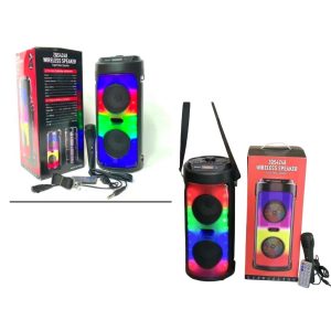 Parlantes con micrófono