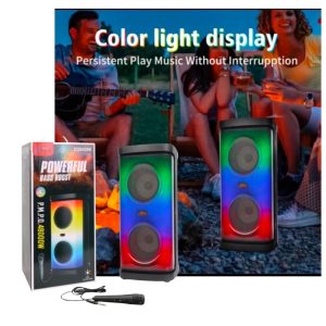 Parlantes con micrófono