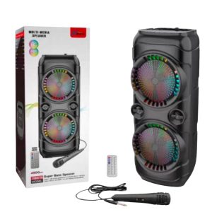 Parlantes con micrófono