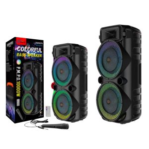 Parlantes con micrófono