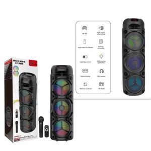 Parlantes con micrófono