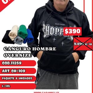 Canguro Hombre Oversize - 11259/CH109