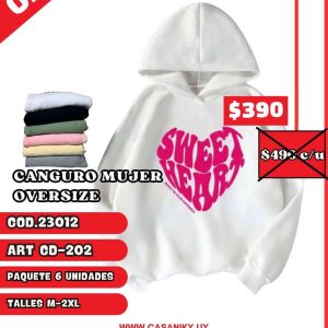 Canguro Mujer Oversize - 23012-202