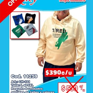 Canguro oversize con felpa