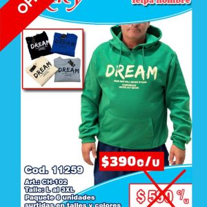 Canguro oversize con felpa